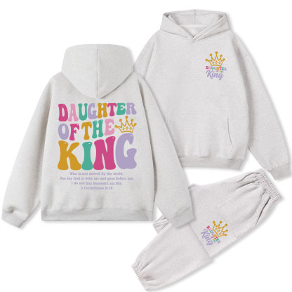 Daughter Of The King Christian Fleece Hoodie Set