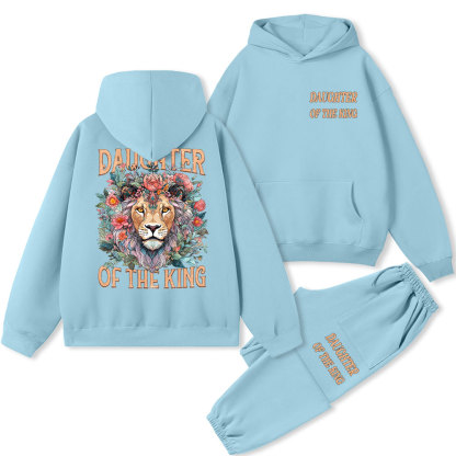 Daughter Of The King Christian Fleece Hoodie Set