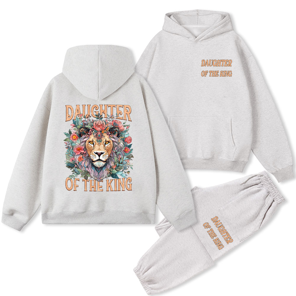 Daughter Of The King Christian Fleece Hoodie Set