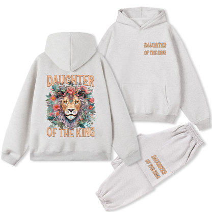 Daughter Of The King Christian Fleece Hoodie Set