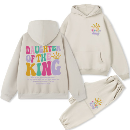 Daughter Of The King Christian Fleece Hoodie Set