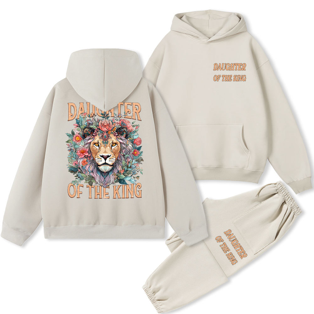 Daughter Of The King Christian Fleece Hoodie Set