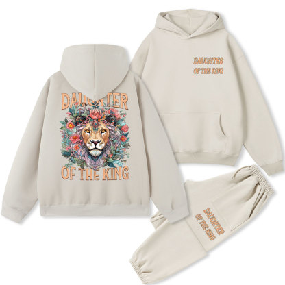 Daughter Of The King Christian Fleece Hoodie Set