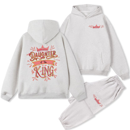 Daughter Of The King Christian Fleece Hoodie Set