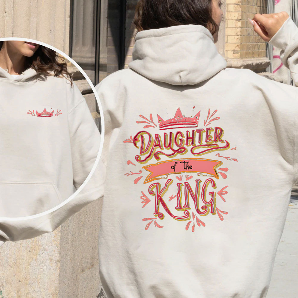 Daughter Of The King Christian Fleece Hoodie Set
