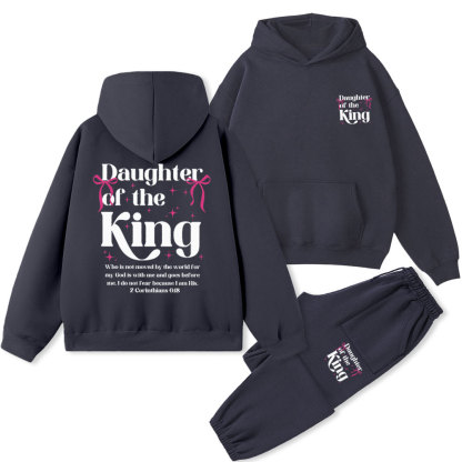 Daughter Of The King Christian Fleece Hoodie Set