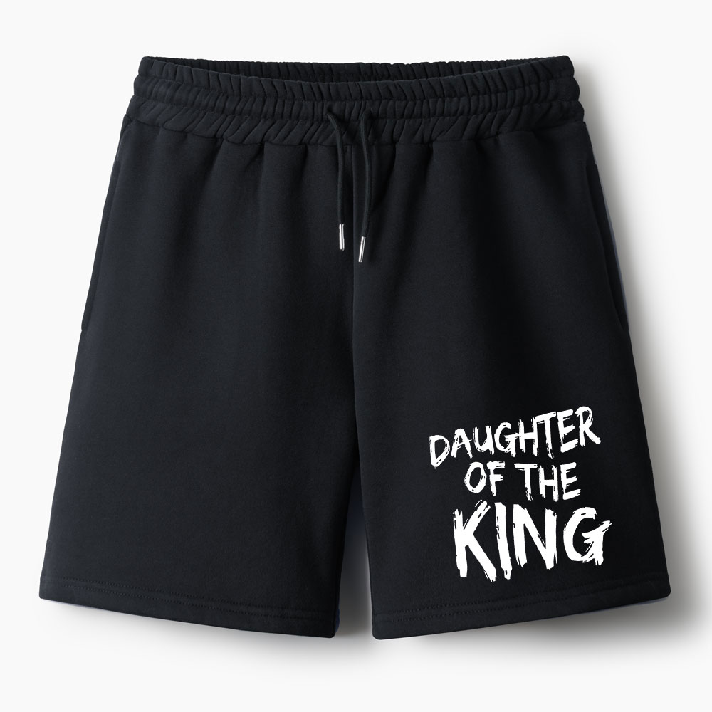 Daughter Of The King Christian Fleece Shorts