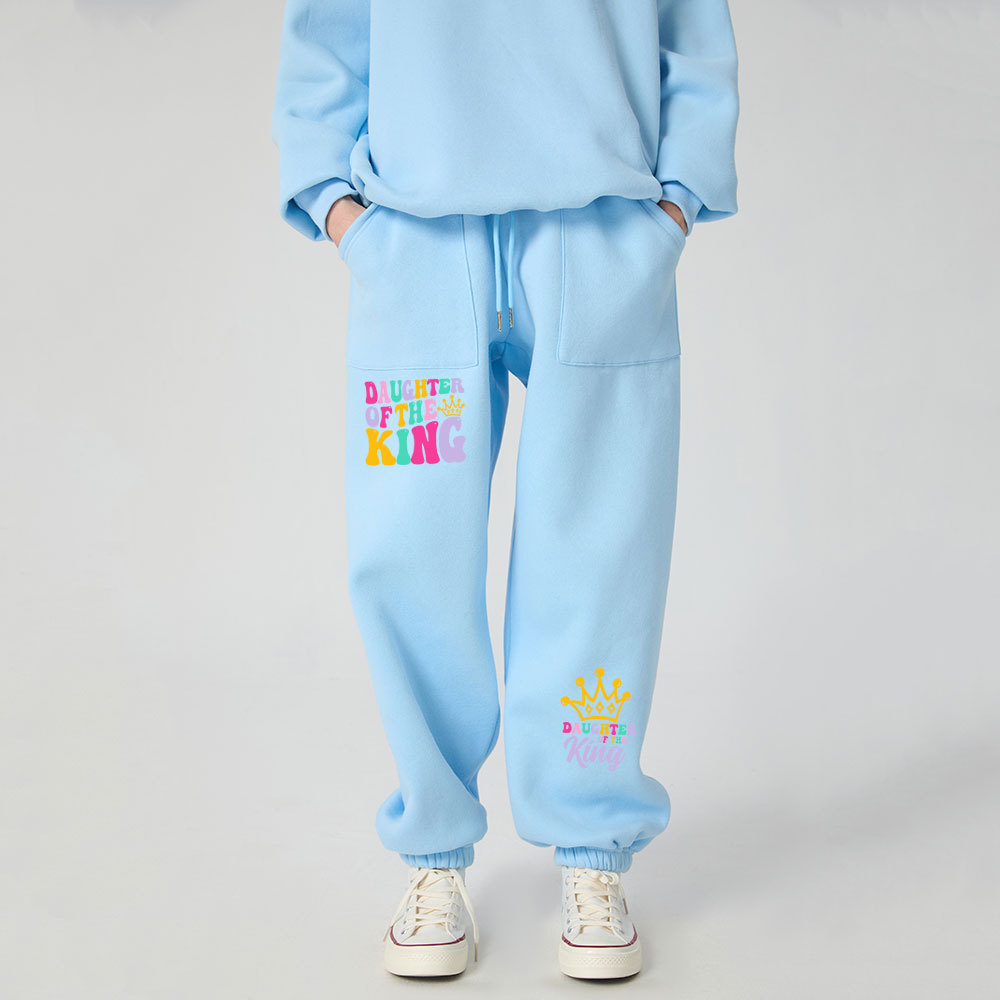 Daughter Of The King Christian Fleece Sweatpants