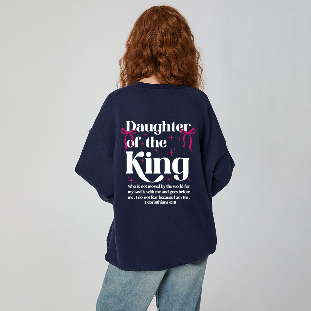 Daughter Of The King Christian Fleece Sweatshirt