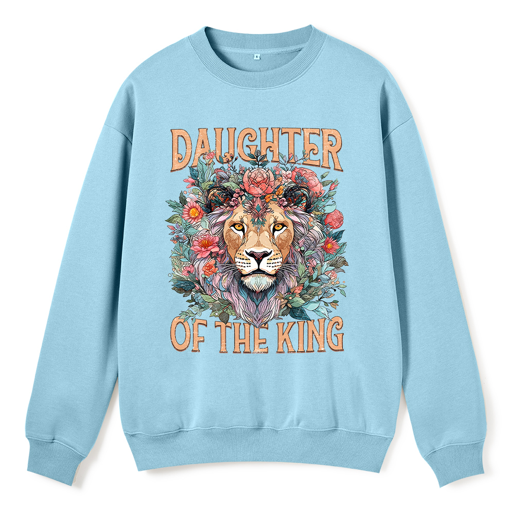 Daughter Of The King Christian Fleece Sweatshirt Sale - GuidingCross
