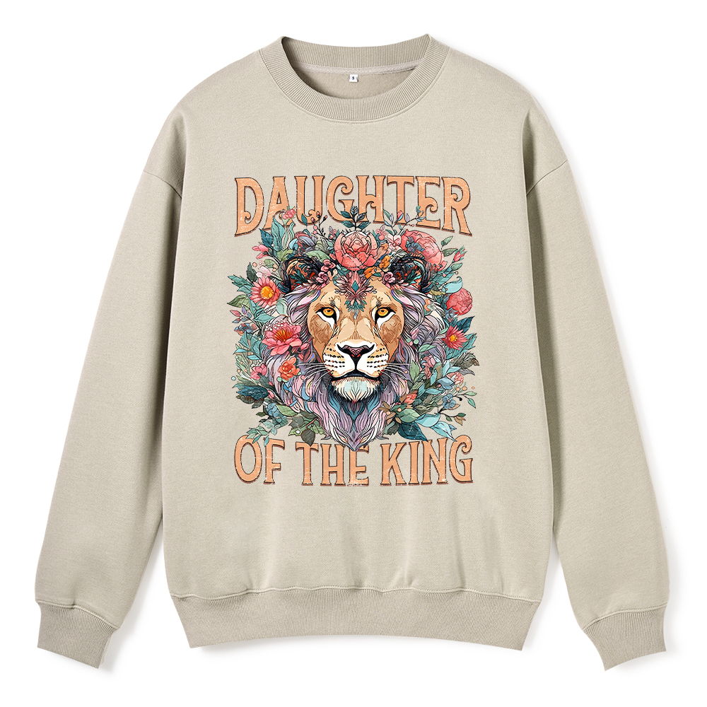 Daughter Of The King Christian Fleece Sweatshirt