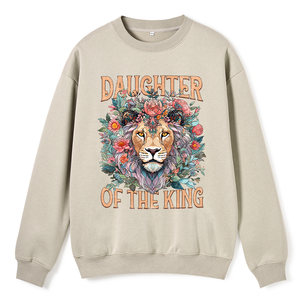 Daughter Of The King Christian Fleece Sweatshirt