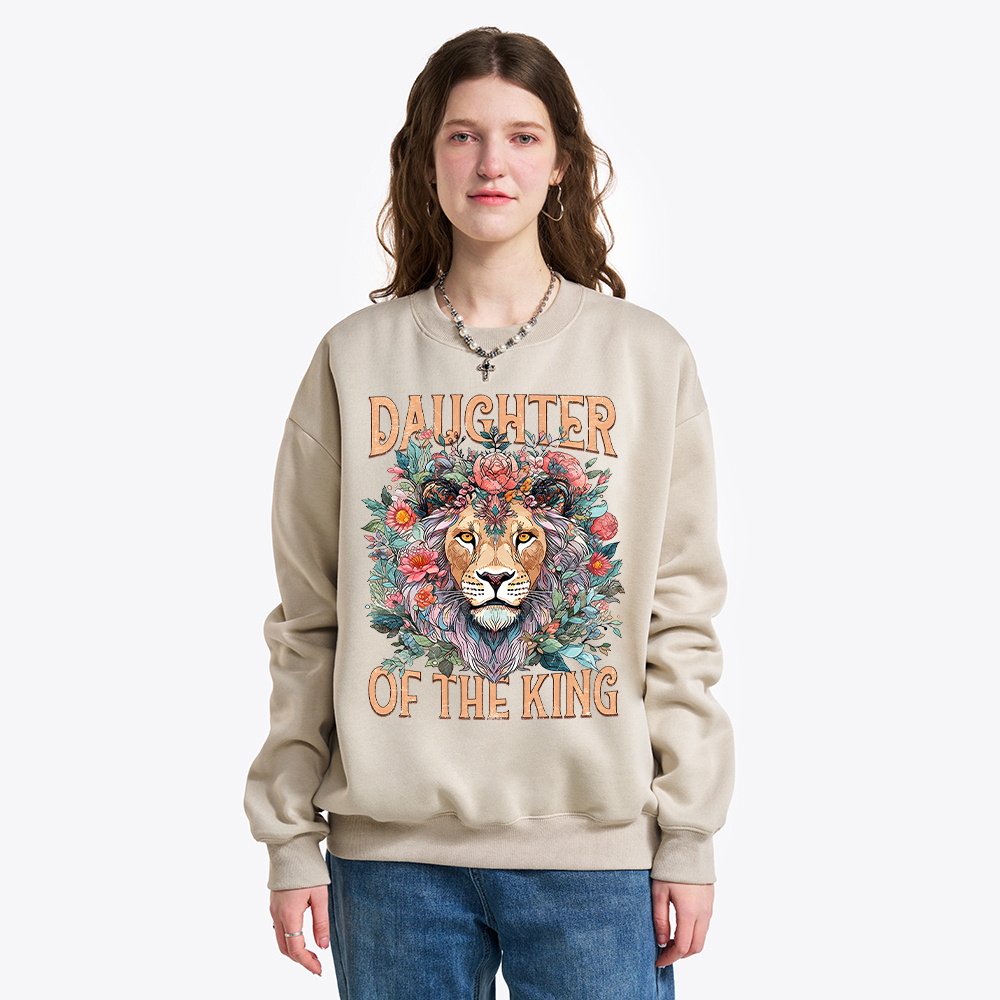 Daughter Of The King Christian Fleece Sweatshirt