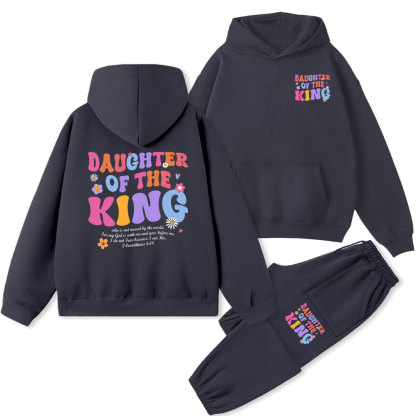 Daughter Of The King Christian Fleecec Hoodie Set
