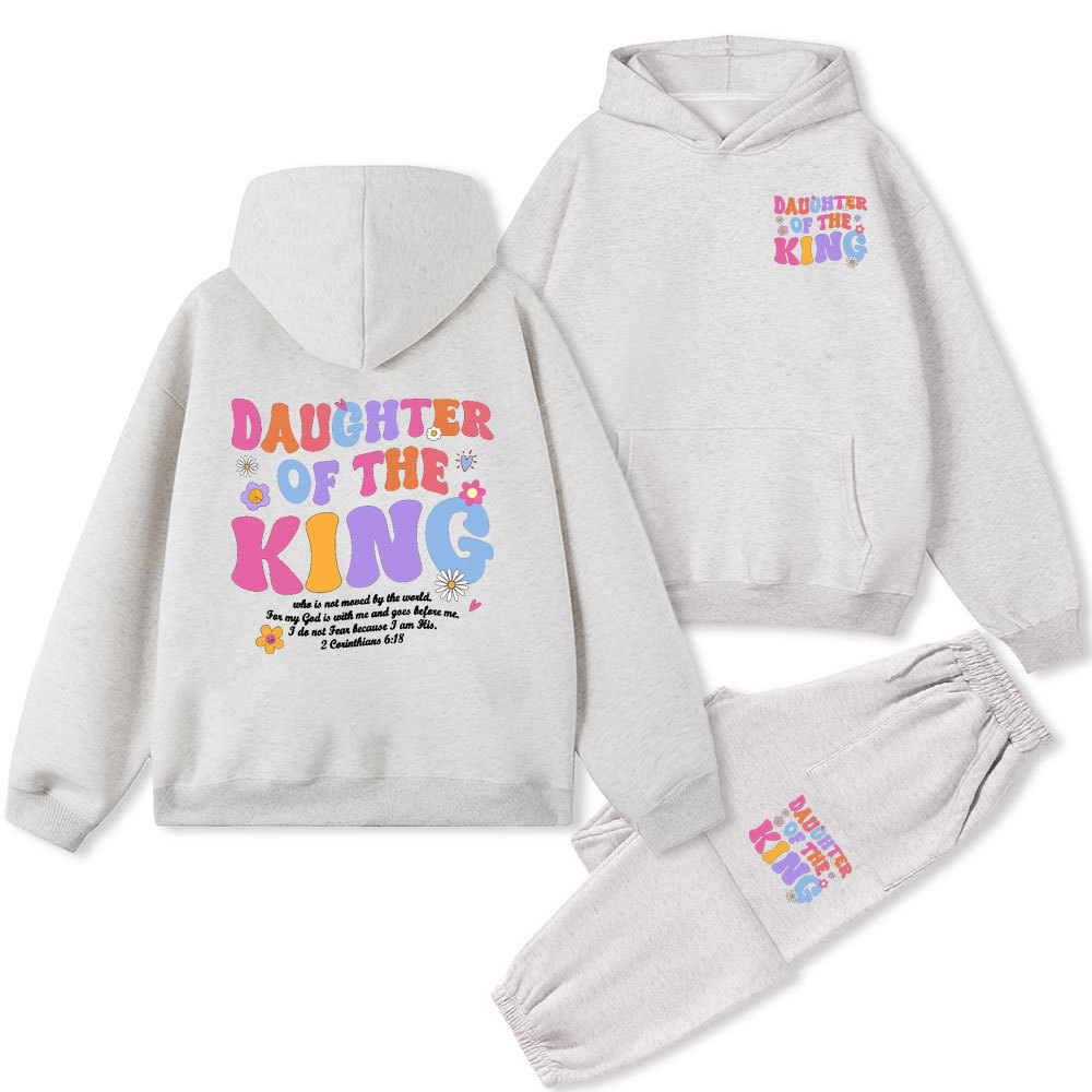 Daughter Of The King Christian Fleecec Hoodie Set