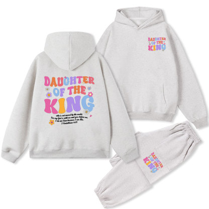 Daughter Of The King Christian Fleecec Hoodie Set