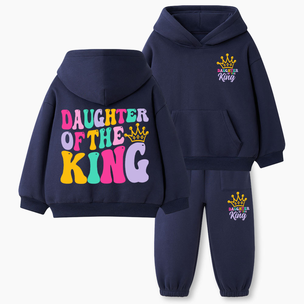 Daughter Of The King Christian Kid Fleece Hoodie Set