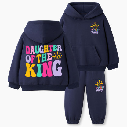 Daughter Of The King Christian Kid Fleece Hoodie Set