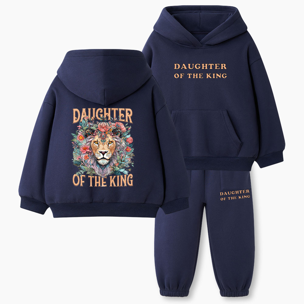 Daughter Of The King Christian Kid Fleece Hoodie Set