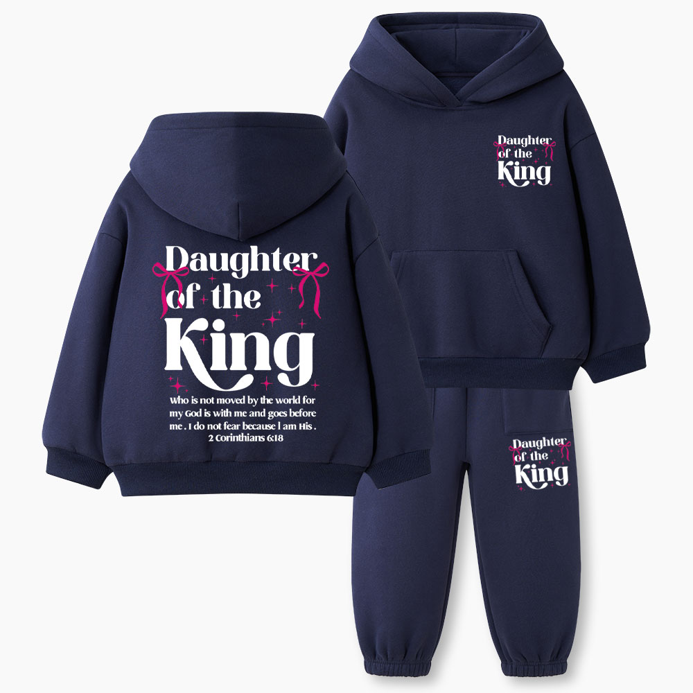 Daughter Of The King Christian Kid Fleece Hoodie Set
