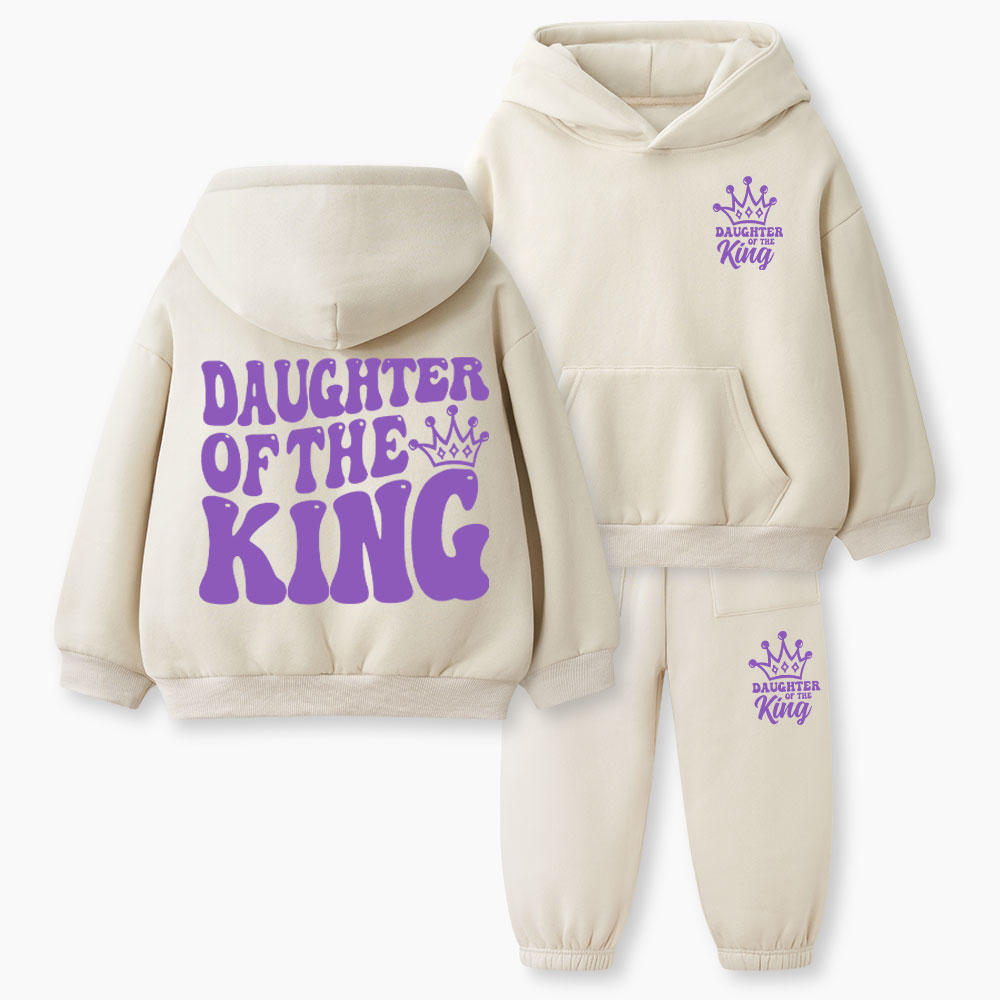Daughter Of The King Christian Kid Fleece Hoodie Set