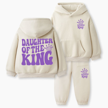 Daughter Of The King Christian Kid Fleece Hoodie Set