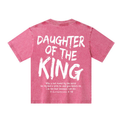 Daughter Of The King Christian Kid Washed T-Shirt
