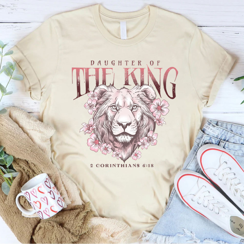 Daughter Of  The King Christian Lion T-Shirt