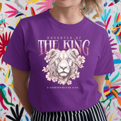 Daughter Of  The King Christian Lion T-Shirt