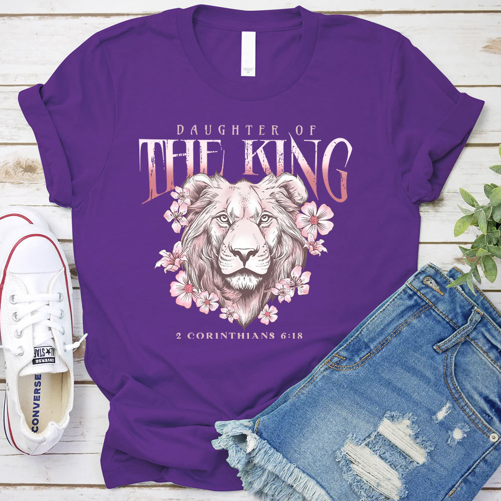 Daughter Of  The King Christian Lion T-Shirt