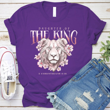 Daughter Of  The King Christian Lion T-Shirt
