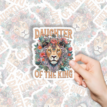 Daughter Of The King Christian Stickers 