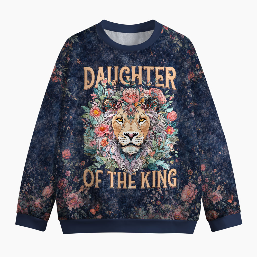 Daughter Of The King Christian Structured Scuba Sweatshirt