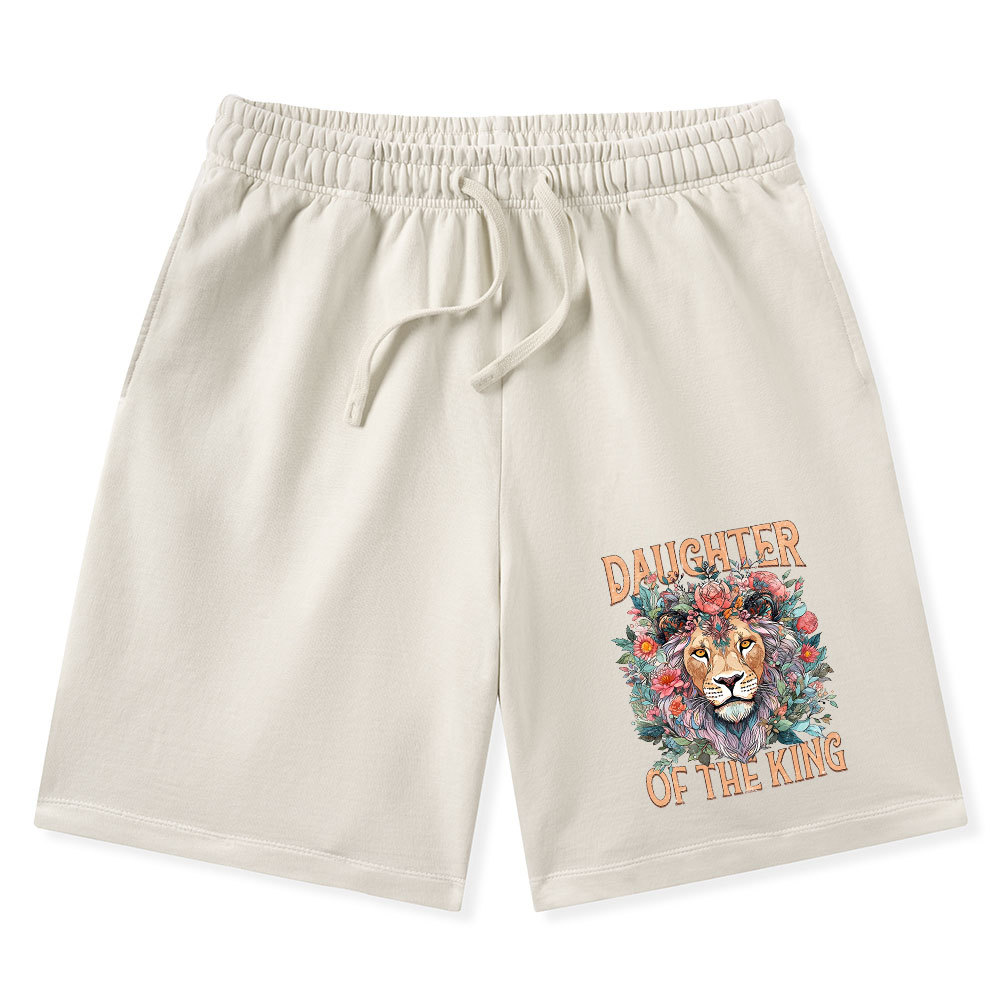 Daughter Of The King Christian Washed Shorts