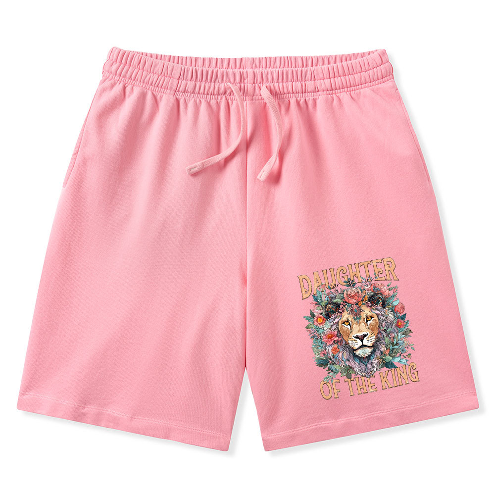 Daughter Of The King Christian Washed Shorts