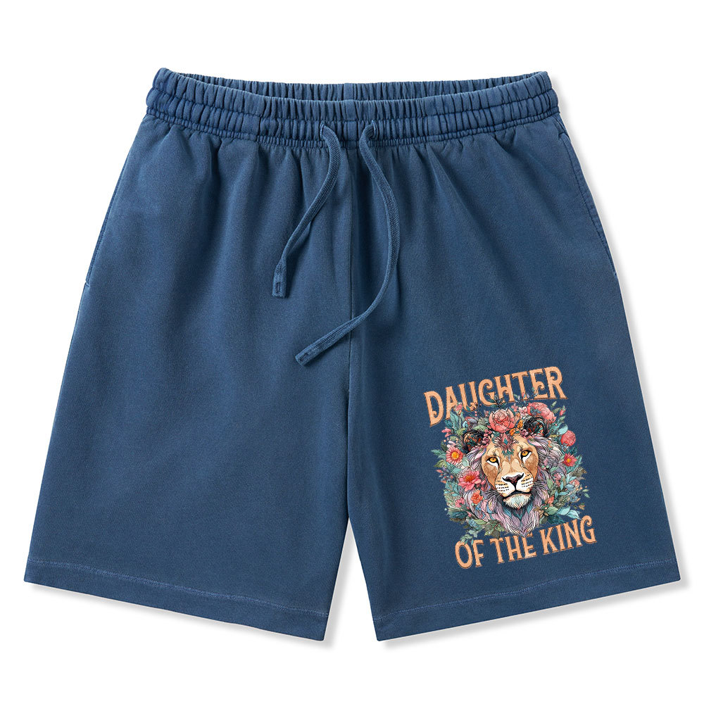 Daughter Of The King Christian Washed Shorts