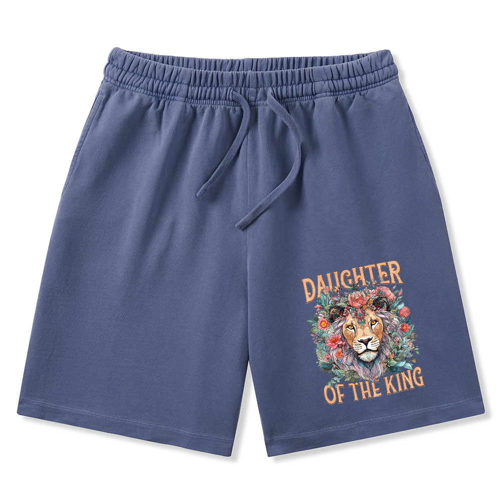 Daughter Of The King Christian Washed Shorts