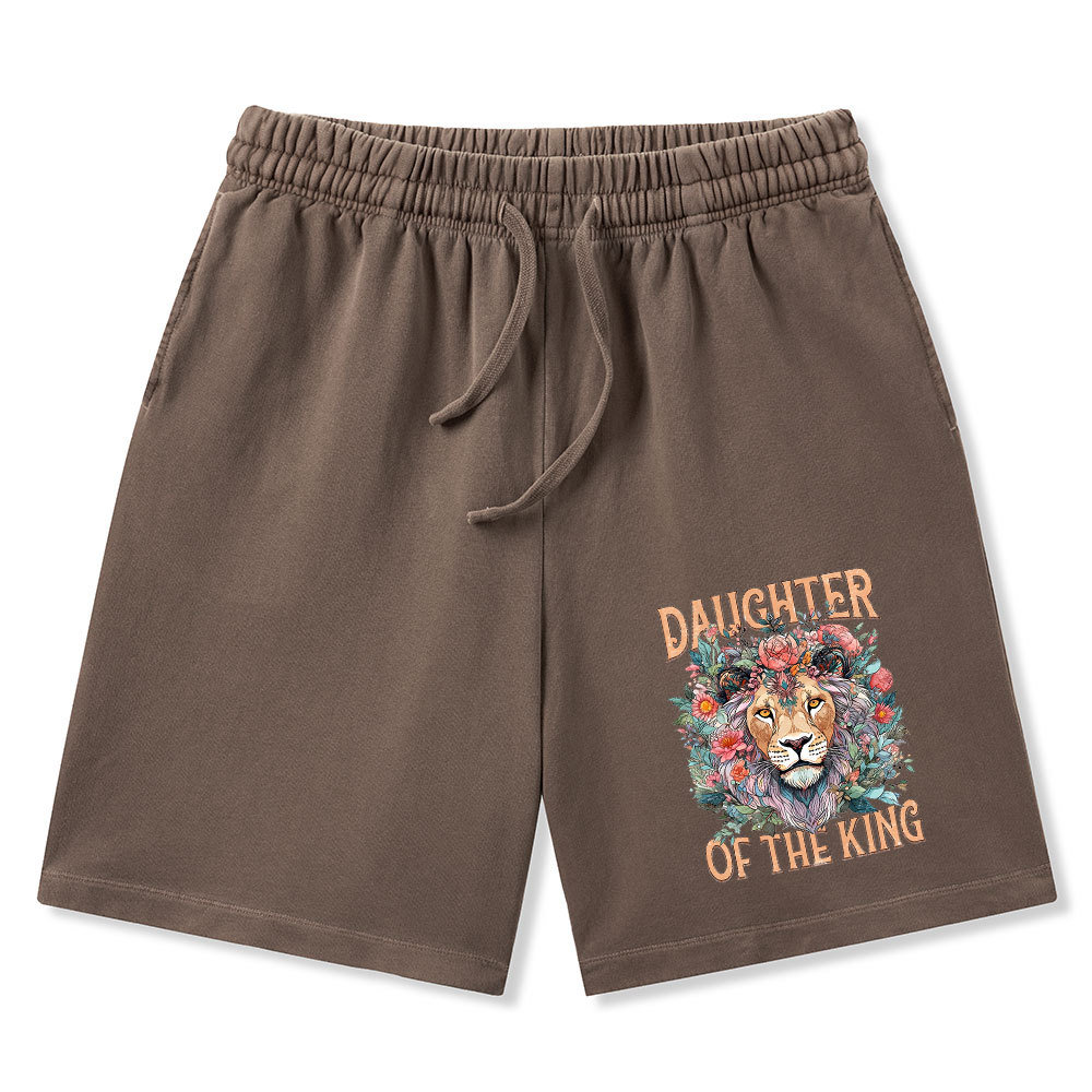 Daughter Of The King Christian Washed Shorts