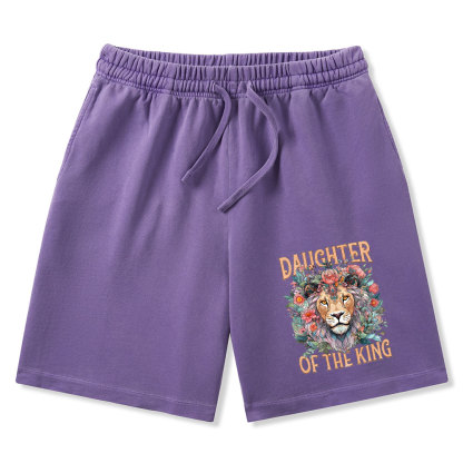 Daughter Of The King Christian Washed Shorts