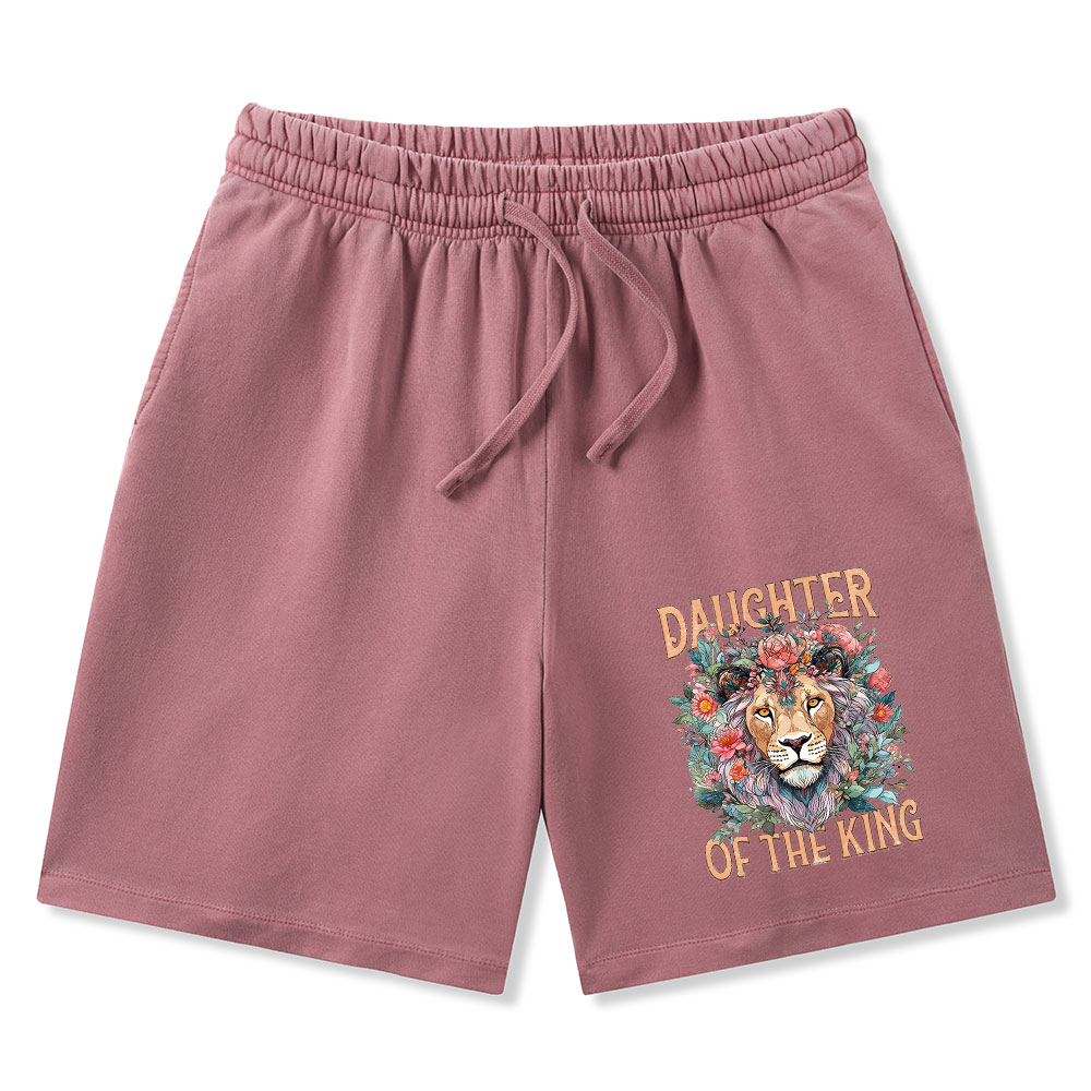 Daughter Of The King Christian Washed Shorts