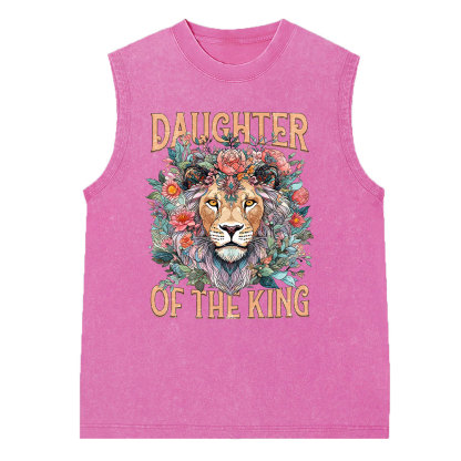 Daughter Of The King Christian Washed Sleeveless Tee