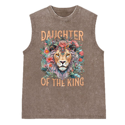 Daughter Of The King Christian Washed Sleeveless Tee