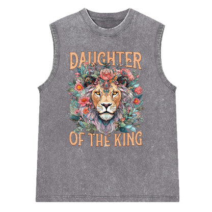 Daughter Of The King Christian Washed Sleeveless Tee