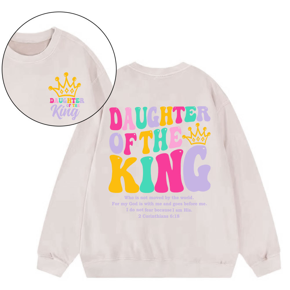 Daughter Of The King Christian Washed Sweatshirt