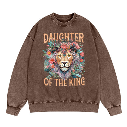 Daughter Of The King Christian Washed Sweatshirt