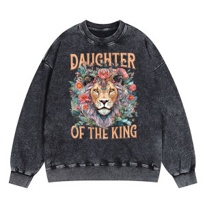 Image of Daughter Of The King Christian Washed Sweatshirt