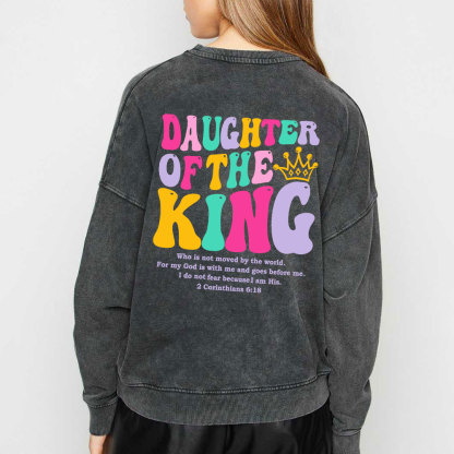 Daughter Of The King Christian Washed Sweatshirt