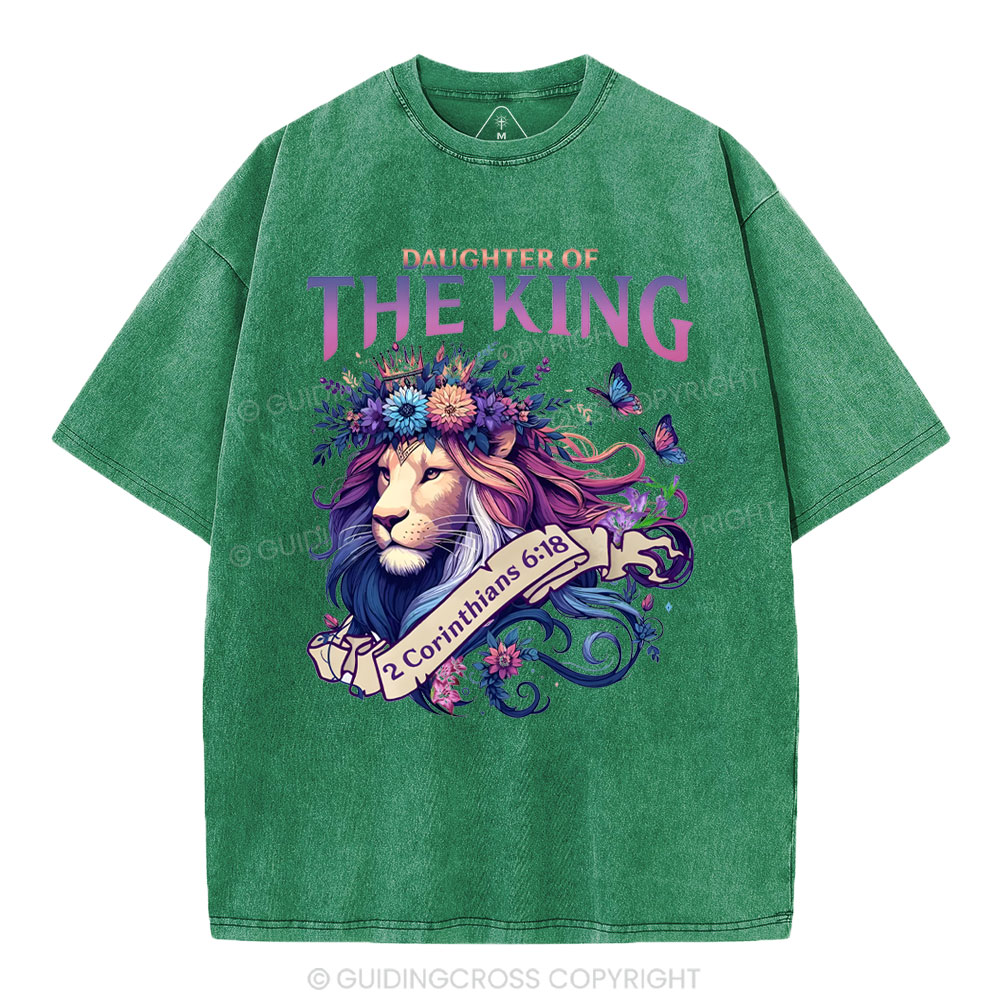 Daughter Of The King Christian Washed T-Shirt