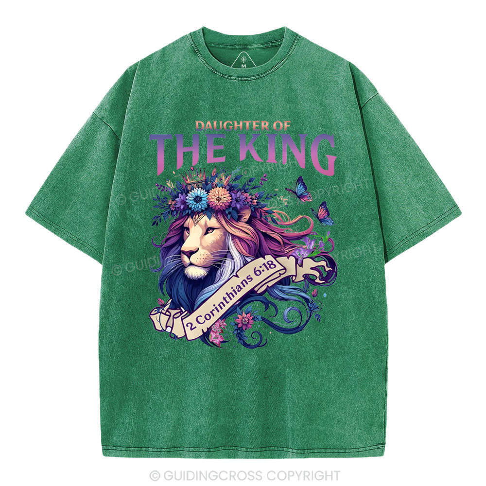 Daughter Of The King Christian Washed T-Shirt