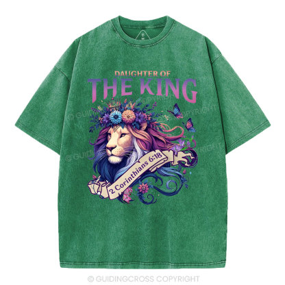 Daughter Of The King Christian Washed T-Shirt